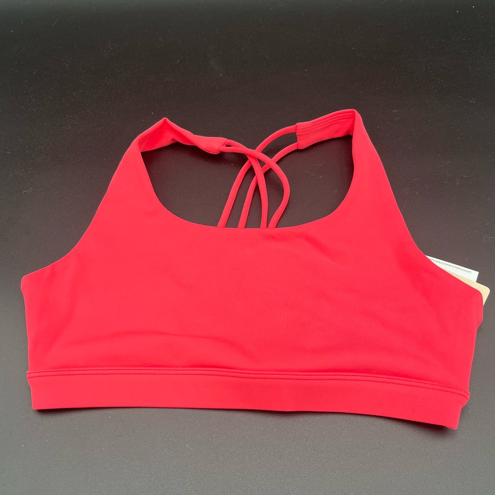 Spiritual Gangster Pink Strappy Sports Bra Sz XS